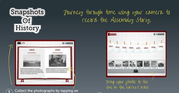 Snapshots of History activity screenshot