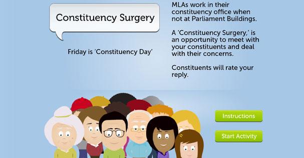 Constituency Surgery activity screenshot 